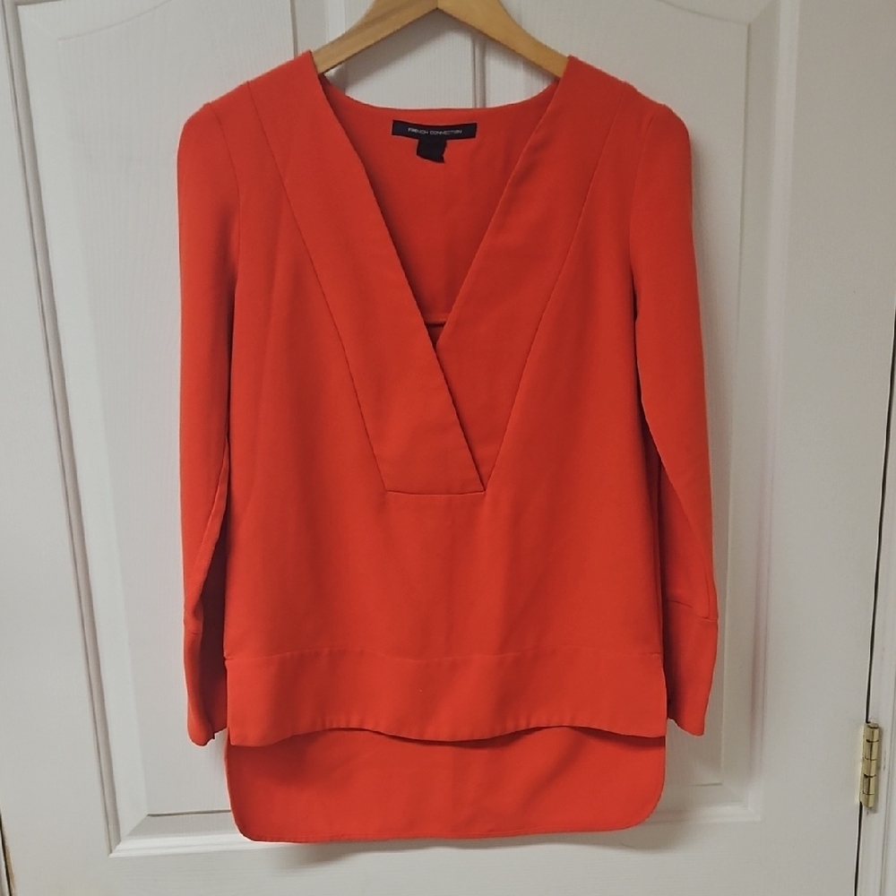 French Connection High-Low Hem Blouse - Picture 1 of 5